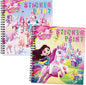 2PCS Paint by Number Sticker Book Travel Activities Essentials for Girls Kids Ages 4-10 Road Trip & Airplane Toys & Long Car Rides, Birthday Present, Preschool Classroom Party Gifts