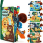 hahaland Baby Books 0-6 Months,Infant Tummy Time Toy Sensory Toys 6 to 12 Months Touch Feel Book Travel Toy Gifts for Boy Girl 0-3 Month Baby Shower Christmas Birthday Gifts Stocking Stuffers (Single)