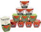BUZZY Seeds Holiday Mini Terracotta Pots Grow Kit, 12-Pack Assorted Christmas Basil, Spruce, and Alyssum Seed Packets, Indoor Plant Starter Set, Stocking Stuffers, Party Favors