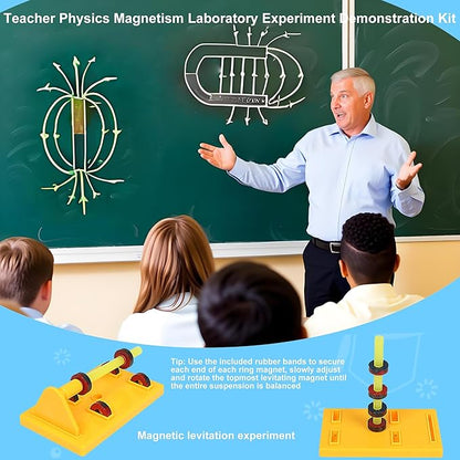 Magnet Kit Physics Science Electromagnet Experiment Set for Education Science Experiment Tools Teacher Classroom Supply