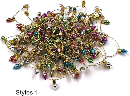 Fake Light String Christmas Decoration DIY Dollhouse Decoration