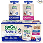 GoGo squeeZ yogurtZ Variety Pack, Blueberry & Berry, 3 oz (Pack of 20), Kids Snacks Made from Real Yogurt and Fruit, No Fridge Needed, Gluten Free, Nut Free, Recloseable Cap, BPA Free Pouches
