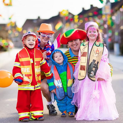 13 Pieces Kids Dress up Clothes, Toddlers Community Helper Dress up Vest, Career Role Play Costumes, Cosplay Clothes for Girls and Boys Pretend Play Party Supplies, 13 Styles