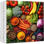 Vintage Fruit Puzzles for Adults 1000 Pieces, PICKFORU Colorful Vegetable Plant Spices Jigsaw Puzzles Kitchen, Hard Challenging Food Theme as Art Decor