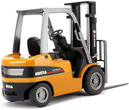 Forklift Truck Toy with Moveable Joint, 1:50 Scale Diecast Warehouse Lifting Vehicle for Kids, Forklift Toy, Alloy Fork Truck Model Toy for Kids Play, Collection or Decorative Ornament