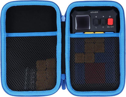 Storage Case Compatible with GiiKER Super Slide Puzzle Original 500+ Challenges Brain Teaser Puzzle (Black + Blue Case)