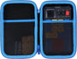 Storage Case Compatible with GiiKER Super Slide Puzzle Original 500+ Challenges Brain Teaser Puzzle (Black + Blue Case)