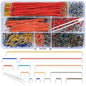 2-125 mm Breadboard Jumper Wire Kits, PCB Circuit Boards Jumper Wire Cables Assortment Kits with 14 Different Lengths, for Breadboard Prototyping Solder Circuits (840Pcs)