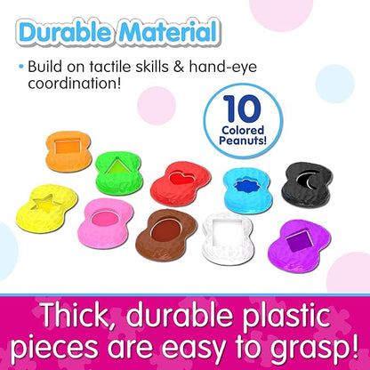 The Learning Journey Learn with Me - Shapes Elephant - Color & Shapes Teaching Toddler Toys & Gifts for Boys & Girls Ages 2 Years and Up - Preschool Learning Toy, Multi