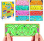 LESONG Sensory Toys for Kids: 9-Pack Squishy Sensory Maze for Autism - Fidget Toys Gel-Filled for Calming Down Travel, Classroom & Adult Office - Gifts Prizes for Kids Stocking Stuffers Goodie Bags
