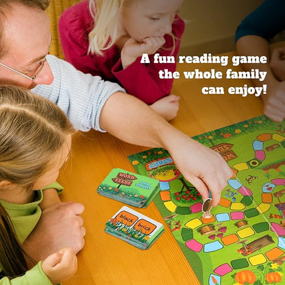 Word Seeds - Phonics Games for Kids Ages 4-8, Kindergarten Learning Activities, Learn to Read Game, Kindergarten Games for Classroom, CVC Games