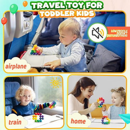 Autism Sensory Fidget Toys Easter Eggs Basket Stuffer Gigts for Kids Toddler, Autistic ADHD Figette Ball Calm Down Toddlers Activities for 3-5, Airplane Car Travel Essentials Toys for Kids Age 5-7