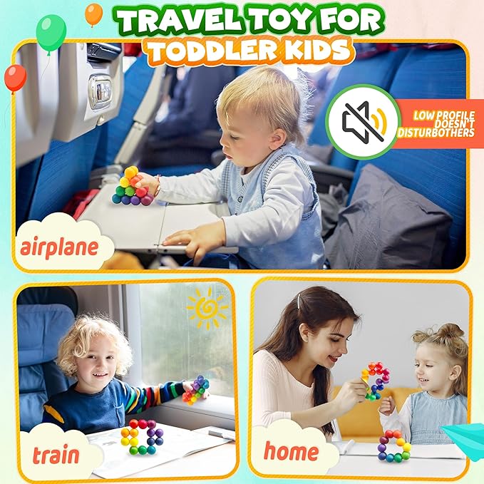 Autism Sensory Fidget Toys Easter Eggs Basket Stuffer Gigts for Kids Toddler, Autistic ADHD Figette Ball Calm Down Toddlers Activities for 3-5, Airplane Car Travel Essentials Toys for Kids Age 5-7