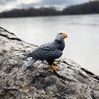 Safari Ltd. River Ecosystem TOOB - Figurines of Bald Eagle, Beaver, Alligator & More - Fun Educational Play Toy for Boys, Girls & Kids Ages 3+
