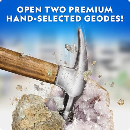 National Geographic Geology Bundle – Including Rock Collection Box for Kids, Crystal Growing Kit, and Gemstone Dig Kit, Real Gemstones and Crystals, Science Kit for Boys and Girls (Amazon Exclusive)