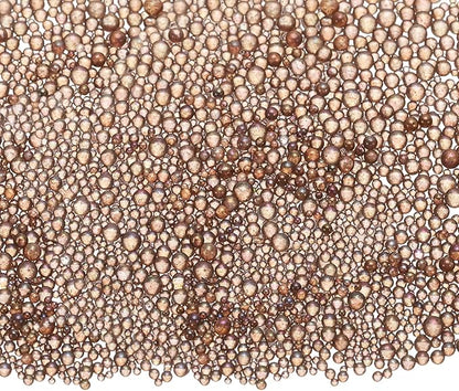 Iridescent Glass Tiny Bubble Beads, 0.4-3mm 10g No Hole Micro Mini Round Mauve Water Droplets Beads - Applications: for Resin Filler, Nail Art, Dollhouse Bath Tub