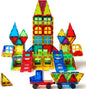 MAGBLOCK Magnetic Tiles Kids Toys, 120PCS 3D Magnetic Building Blocks Set Construction Toys Educational STEM Magnet Tiles for Kids Stacking Blocks Learning Gifts for Toddlers Boys Girls
