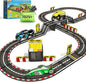 Magnetic Tiles Racing Track & Road Expansion Set with Magnet Car, Magnetic Block Building Toys Games for Toddler Kids, STEM Montessori Toys for 3+ Year Old Boys & Girls, Car Lovers Must Haves
