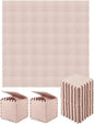 Shihanee Foam Floor Baby Tiles Foam Floor Mats Play Mats Bulk with Borders Interlocking for Kids Baby Playroom Nursery Gym (Beige,64ft)
