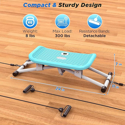 Balance Board Trainer with Resistance Bands – Multifunctional Core & Stability Training Equipment for Home Gym, Full Body Workout, Balance, Strength & Coordination