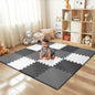 16 Pcs Baby Play Mat for Floor, EVA Foam Baby Play Mat with 0.6 Inch Thick Interlocking Carpet Tiles, Foam Floor Tiles for Babies 6-12 Months, Toddlers and Kids