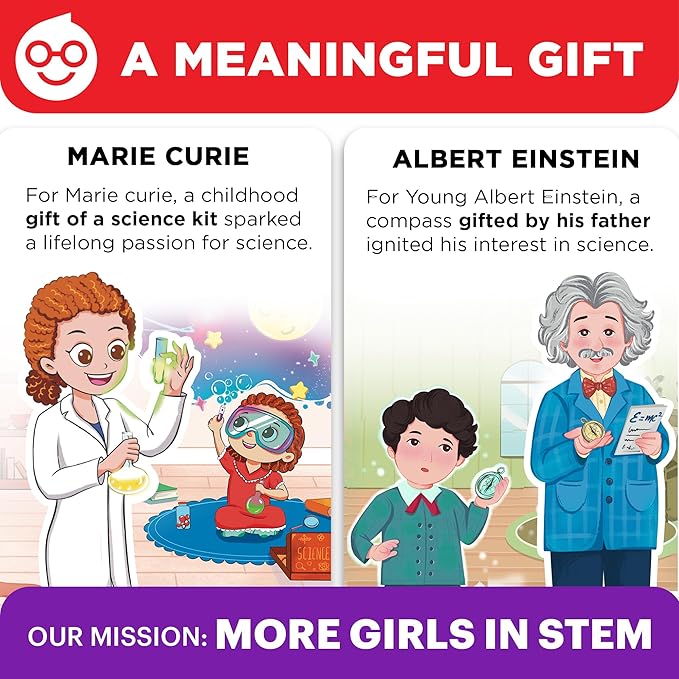 Doctor Jupiter Girls' Science Kit for Kids Ages 8-10-12-14 | Birthday Gift Ideas for 8,9,10+ Year Old Girls | Chemistry Set, STEM Toy Kit with 135+ Experiments | Learning & Educational Projects
