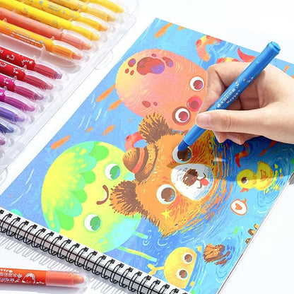 M&G 36 Colors Solid Tempera Paint Sticks for Kids, Washable Non-toxic, Quick Drying, Works Great on Paper Wood Glass Ceramic Canvas, Paint for Kids and Toddlers