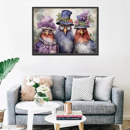 Tucocoo Roosters Family Jigsaw Puzzles for Adults 1000 Pieces, Elegant Chickens Funny Animal Art Jigsaw Puzzle Colorful DIY Puzzles for Home Decoration Gifts, Family Puzzle Perfect for Game Nights