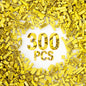 300 Piece Yellow Bricks Bulk Assortment Pack, Yellow Brick Accessories for Building with 12 Size, Compatible with Lego Parts and Pieces(Color: Yellow)