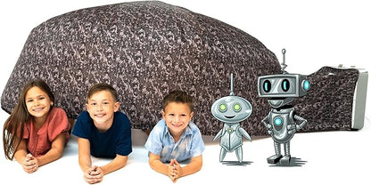 The Original Patented AirFort - Build A Fort in 30 Seconds, Inflatable Fort for Kids, Play Tent for 3-14 Years, A Playhouse Where Imagination Runs Wild, Fan not Included (Digi Camo)