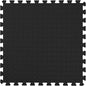 IncStores 1/2 Inch Thick Diamond Soft Foam Flooring Tiles | High-Density Interlocking Foam Tiles for Rugged Style in Your Home Gym, Playroom, and More | Black, 64 Tiles