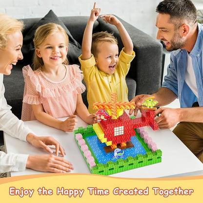110PCS Dinosaur Toys Magnetic Cubes for Kids, Magnetic Building Blocks for Kids Ages 4-8 8-12, Magnet Blocks Classroom Must Haves Sensory Construction Toys for Boys Girls Gifts