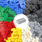 Feleph 2x4 Bricks 320 Pieces Multicolored Basic Parts Building kit Creative Play Set Blocks Toy Accessories Compatible with 3001 Major Brands (8 Mixed Color)
