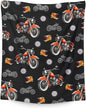 Throw Blankets for Boys Men Motorcycle Blanket Gift for Kids Adults - 60x80 Inches Soft Cozy Throw for Sofa Chair Couch Bed