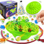 Marble Balance Board Game with 60 Glass Marbles & Storage Base - Fun Family Board Game for Adults, Party Game for 1-4 Players | Educational STEM Toy & Birthday Gift Halloween Party Favors for Kids