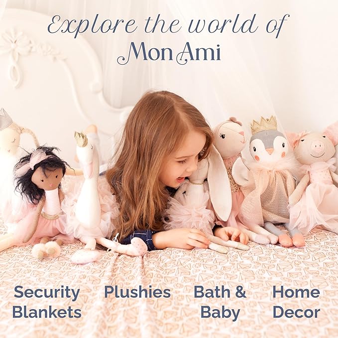 MON AMI Happy Ghost Plushie | 14 inches Premium Boo Ghost Toy | Soft Halloween Plush for All Ages | Cute Trick-or-Treat Gift & Halloween Decoration