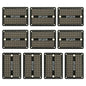Solderable Breadboard Mini PCB Board Gold-Plated Solder Breadboard for DIY Electronics Projects Apply to Soldering Projects 2.0"x1.5" Mixed Color(Pack of 10 Pcs,Black)