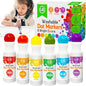 Ultimate Stationery Dot Markers for Toddlers and Kids,6 Color Bingo Daubers, Dot Art Washable Paint for Kids, Bingo Markers, Toddler Arts and Crafts, Kindergarten Classroom Must Haves