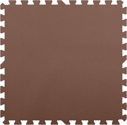 Flooring Inc's 1/2" Soft Non-Toxic Baby Play Mat, Toddler Playmat, Colorful Puzzle PlayMat, Floor Mats for Kids & Babies, EVA Foam Interlocking Tiles for Nursery & Playroom | Brown, 78 Tiles, 312 SqFt