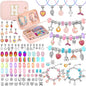 Billbotk Cute Bracelet Making Kit with Bracelet Box Charm Beads Pendants for Jewelry Making Craft Kit for Gifts