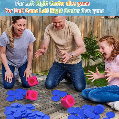 Coopay 1000 Pieces 1 Inch Bingo Chips Bulk, Bingo Markers for Math Practice, Plastic Learning Counters Disks Counting Discs and Poker Chips Game Tokens Kids Reward (Blue)