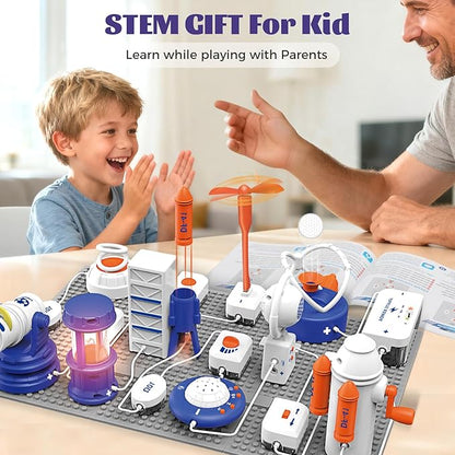 Science Kits for Kids, Over 500+ Projects, STEM Electronics Exploration Kit, STEM Kids Science Kits Toy Gifts for Boys Girls Ages 6+ (66 Pcs)