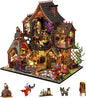 Flever Dollhouse Miniature DIY House Kit Creative Room with Furniture for Romantic Artwork Gift (Magic Forest)