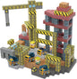 Magnetic Construction Building Blocks Set, 136PCS Tile with 4 Toy Trucks, Education STEM Consrtuction Site Theme Toy for Age 3-5, 6 7 8 9 10 (Construction Set)