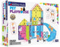 MAGNA-TILES Pet Playhouse 50-Piece Magnetic Construction Set, The Original Magnetic Building Brand