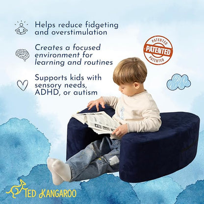 Sensory Soft Squeeze Seat – Calming Compression Chair for Kids with Sensory Needs, Washable Cover, Rocking Design