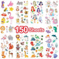 Temporary Tattoo Kids - 150 Sheets & 1700+ Patterns | Boosts Imagination/Creativity & Easy-Clean | Ideal for Party Favors, Arts & Crafts, Goodie Bags (Non-Toxic, Safe for Skin)