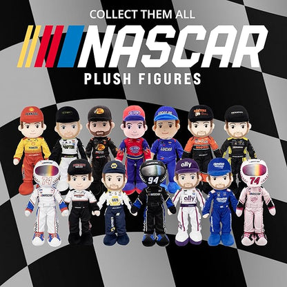 Playtime by Eimmie Plushible NASCAR Collectible, Richard Childress Racing Kyle Busch (Lucas Oil) Plush Figure, 14-Inch Rag Doll