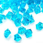 TeeLiy 150 PCS Acrylic Light Blue Crushed Ice Rock Crystals Treasure Gem Plastic Fake Ice for Vase Fillers Decoration, Table Scatters, Event, Wedding, Arts & Crafts, Birthday Decoration