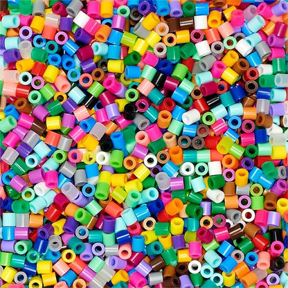 Perler Fuse Bead Craft Kit with Ironing Paper, Storage Container, and Instructions, Multicolor 32002 Piece, Small